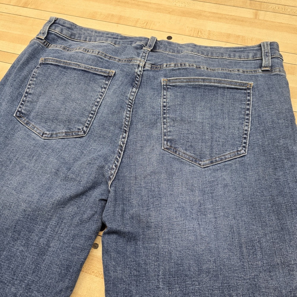 Pistola Crop Ankle Jeans Womens 20W Medium Wash Classic Stretch Western Modern - Picture 13 of 14